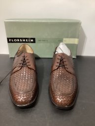 Florsheim Imperial Woven Leather Dress Shoes Size 9