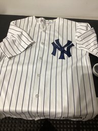 New York Yankees Majestic Pinstripe Jersey #22 Size Small