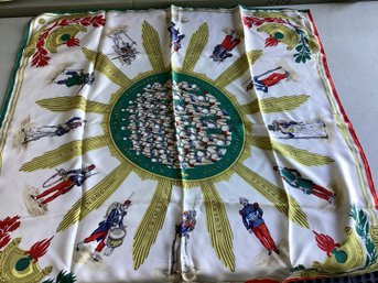 Hermes A La Glorie De La Legion Etrangere Silk Scarf