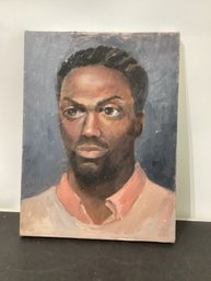 Unsigned Portrait Oil On Canvas