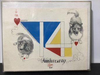 Robert Strimban Anniversary Art To His Wife