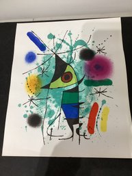 Joan Miro Original Stone Lithograph