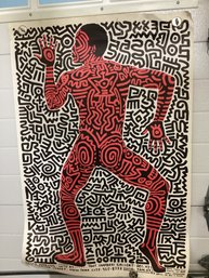 Keith Haring - Exposition PosterTony Shafrazi Gallery 1984