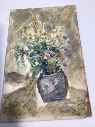 Original Artwork From The Estate Of Oscar Fisher Oil On Board