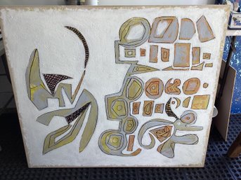 Large Original Artwork From The Estate Of Ron Asche Oil On Canvas