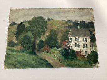 Original Oil On Canvas From The Estate Of Oscar Fisher