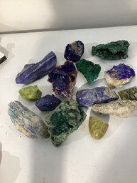 Collection Of Rough Mineral Specimens