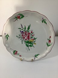 Keller & Guerin (K&G) Luneville Porcelain Serving Platter Strasbourg Floral Pattern, Dating  Around 1880-1922