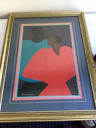 Print Titled 'Disappearing Acts' By Synthia Saint James Dated '92