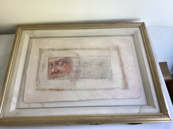 Original Watercolor Artwork 'Mystical Feminist' By American Artist William Baggett