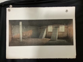 I Feel The Intruder, From N.A.M.E. Portfolio' Signed Barry Holden Dated 1980 -  22/100