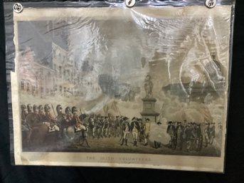 Print Of The Dublin Volunteers On College Green Of Irish Volunteers 1779 On Board