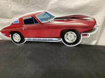 Chevy Corvette 1967 Chevrolet Die Cut Repro Metal Sign