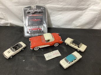 FRANKLIN MINT -1957 Corvette Convertible, 1962 Corvette 3 Franklin Mint Cars Diecast