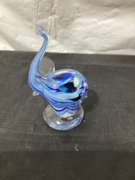 Gayle Glass Made In Bermuda  Elephant Hand Made