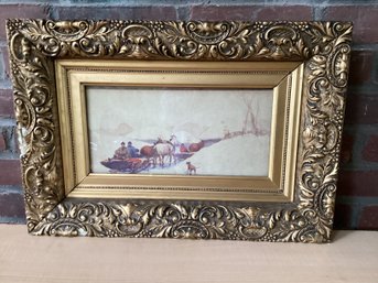 Vintage Watercolor Possibly Adam Setkowicz