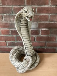 King Cobra Plaster Statue
