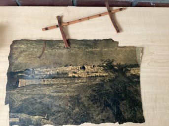 Scene Of Jerusalem Possibly Wax Coated Paper