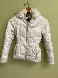 North Face Short White Woman's Jacket