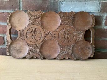 Hand Carved Serving Tray