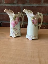 Royal Crown Chantilly Rose Hand-painted Pitcher  1943