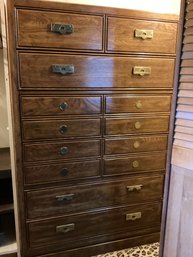 Thomasville Tall Wood Chest Of Drawers