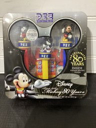 Pez Disney Mickey Mouse 80th Anniversary Limited Edition Sealed 2007
