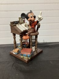 Mickeys Christmas Carol Ernest Employee  Porcelain Figurine 25th Anniversary