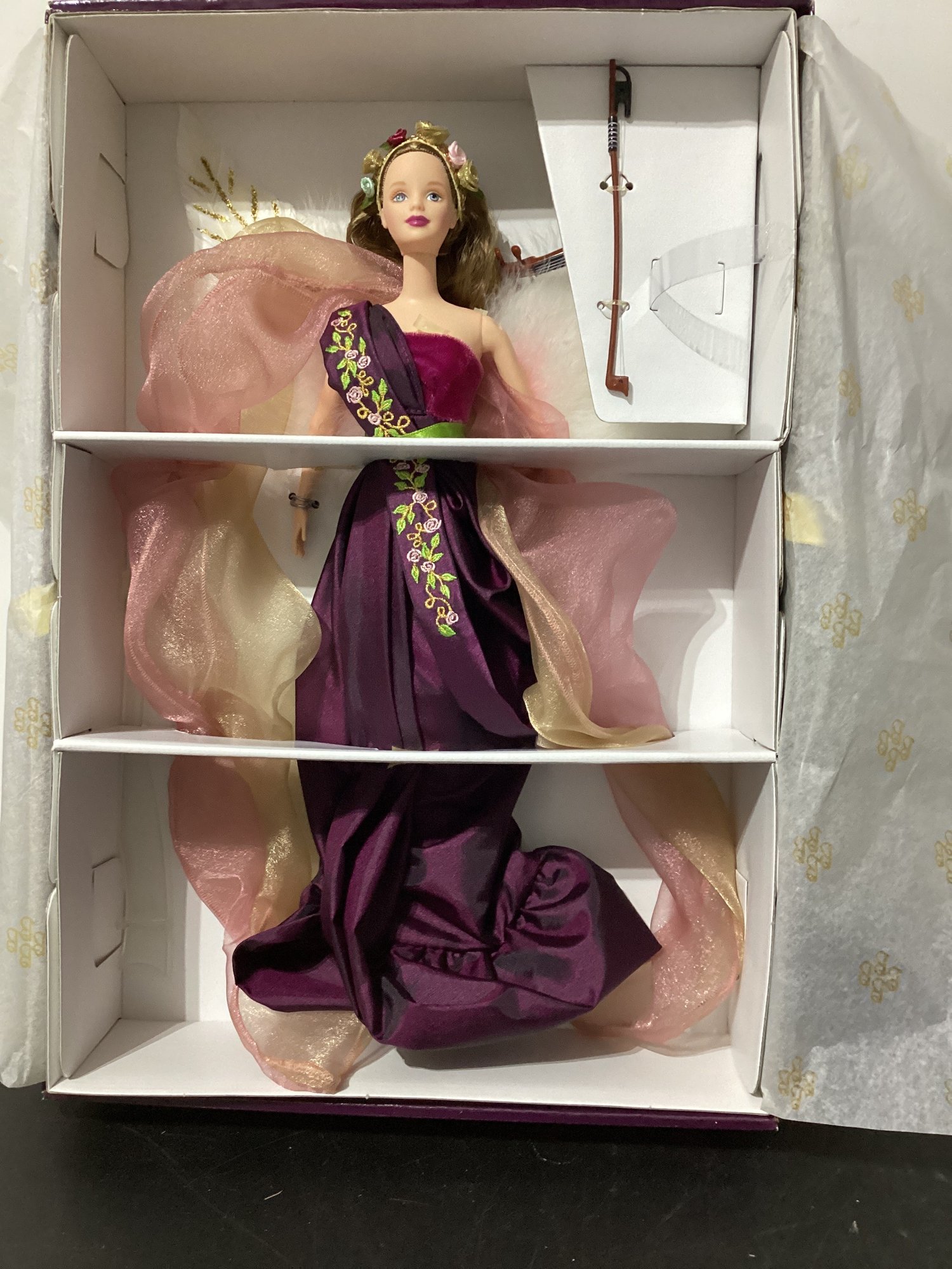 Heartstring Angel Barbie Doll From The Angels Of Music Collection