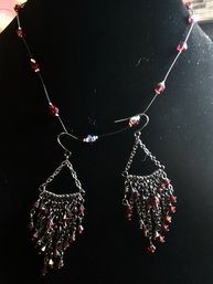 Nice Necklace And Dangle Earrings