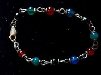 Vintage Sterling Silver Tennis Bracelet