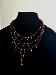 3 Layer Beaded Necklace
