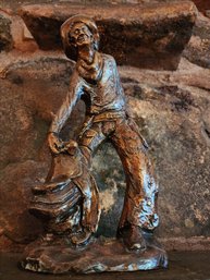 Saddle Tramp Vintage Western Statue
