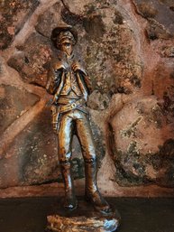 Western Cowboy Statue The Highway Man