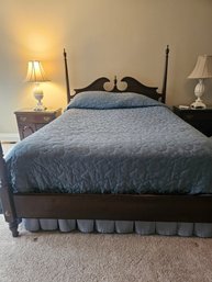 Queen Size Comforter With Pillow Shams, And Bed Skirt