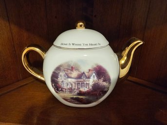 1980 Thomas KinKade ' Home Is Where The Heart Is' Teapot