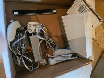 Nintendo WII Game Console And Controllers