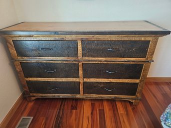 Solid Wood 6 Drawer Dresser