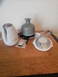 Sound Machine, 2- Essential Oil Diffusers,