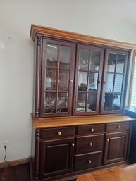 Amish Made Hutch Solid Wood Sturdy Well Built Beautiful