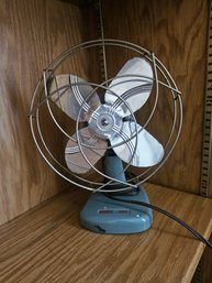 Vintage Desk Fan Clean And In Working Condition