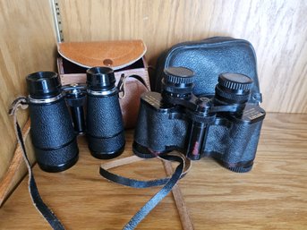 2 Pair Vintage Binoculars No Damage