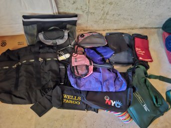 Assorted Travel Back, Backpacks, One Small Soft Cooler