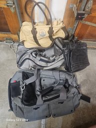 Miscellaneous Duffle Bags, One On Wheels Large And Small Ones