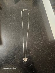 Delicate Butterfly, No Markings On This Vintage Piece, Sweet Delicate Necklace