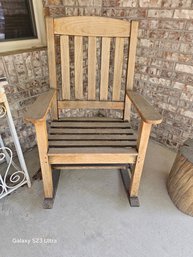 Wooden Rocking Chair