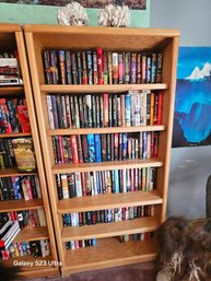 Oak Veneer  6 Shelf Book Shelf ( Books Not Included) 2:3