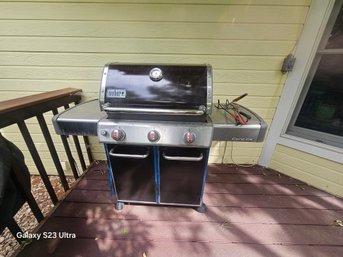Weber Genesis Propane Grill With Cover And Tools
