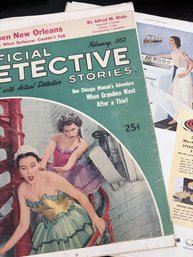 Antique & Vintage Ephemera Lot: Illustrated Book Pages, Ads, Covers & Prints