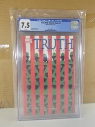 COMIC BOOK - CGC 7.5 Truth Red, White, & Black #2 GRADED